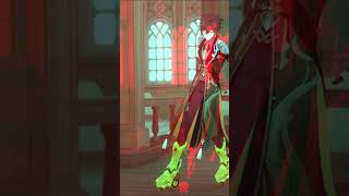 ZhongLi on roller skates Rus funnyvideo animation genshinimpact memesdaily zhongli xilonen [upl. by Pillow30]