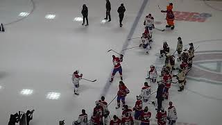 2024 Hardest shot  Montreal Canadiens Skills Competition 22524 [upl. by Ddet]