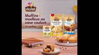 Recette Muffins Moelleux Au Cœur Coulant [upl. by Aynnat119]