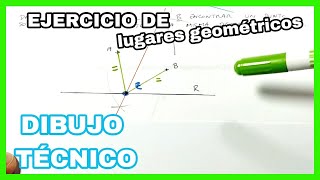 LUGARES GEOMÉTRICOS  punto🟢 EQUIDISTANTE de otros dos ✌ [upl. by Alejandro]