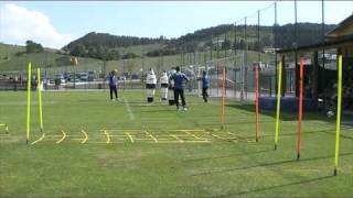 Allenamento portieri Hellas Verona 300709 [upl. by Acisse]