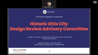 Ohio City Design Review Committee  September 5th 2024 [upl. by Aleunam]