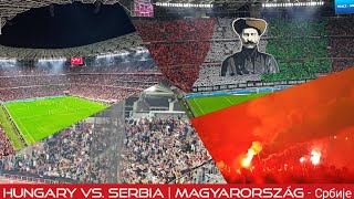 853 Fotbal  EURO2024 Qualifiers Hungary vs Serbia  Magyarország  Србије 21 Great audience [upl. by Mathews524]