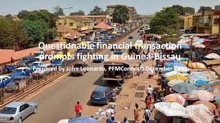 Questionable financial transaction prompts fighting in Guinea Bissau [upl. by Nennek]