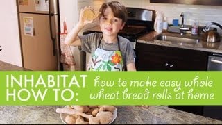 HOW TO Bake Easy Bread At Home With Inhabitats Preschool Baker Petey Rojas [upl. by Dranoel]