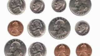 US Coins Lesson Counting Mixed Coins [upl. by Baten]