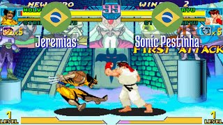 FT5 mvsc Jeremias BR vs Sonic Pestinha BR Marvel vs Capcom Fightcade Sep 10 [upl. by Manbahs]