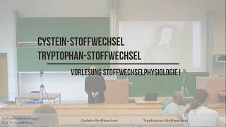 CysteinStoffwechsel  TryptophanStoffwechsel [upl. by Jeffcott]