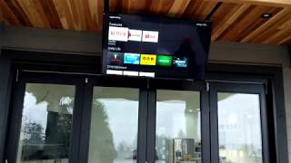 INSTALLING A MOTORIZED CEILING TV MOUNT THAT FLIPS DOWN [upl. by Newo407]