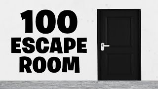 EPIC PLAY STUDIO  100 ESCAPE ROOM 🚪All Levels FORTNITE [upl. by Norene]