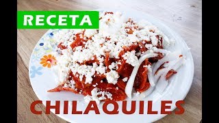 Como hacer CHILAQUILES del Rancho RECETA [upl. by Berta]