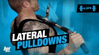 Lat Pulldown Exercise  The Proper Lift  BPI Sports [upl. by Yeloc]