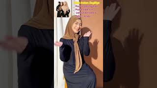 Hijab Instan Segitiga Bahan Jersey shortvideo hijab hijabstyle [upl. by Kameko]