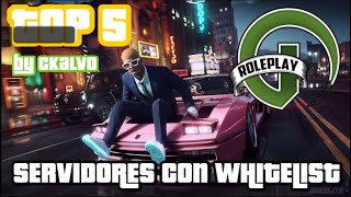 TOP SERVIDORES DE ROLEPLAY GTA V CON WL MÁS RELEVANTES DE 2022 [upl. by Chuipek]