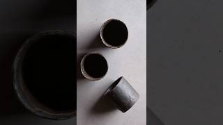 Handmade ceramic mugs pottery ceramics ceramicstudio handmade tableware dinnerware wabisabi [upl. by Kcirrek]