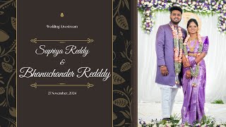 Supriya Reddy With Bhanuchader Reddy Wedding Livestream [upl. by Kisung890]