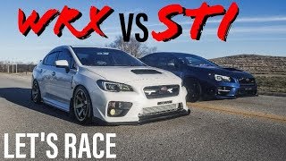 STAGE 3 WRX vs Subaru WRX STI MODIFIED [upl. by Aed]