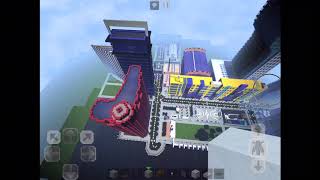 Skyscraper City The best city in Minecraft PE [upl. by Nwahsirhc125]