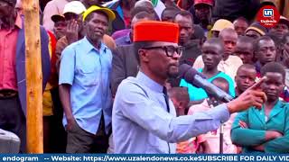 Pray for Wetangula MP Didmas Baraza tells Bungoma residents over his impeachment rumours [upl. by Irim]