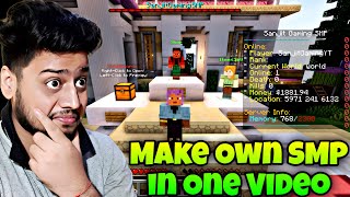 How To Make Your Own SMP Aternos  Making Aternos Best SMP in One Video  Aternos Server Full Setup [upl. by Aihsakal]