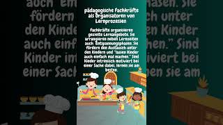 Pädagogische Fachkräfte als Organisatoren von Lernprozessen shorts pädagogik [upl. by Trilbie38]