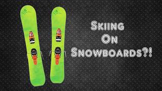 Skiing on 2 Snowboards [upl. by Rombert]