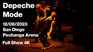 Depeche Mode 20231208 San Diego Pechanga Arena  Night 2  Full Show 4K [upl. by Ahsinot]