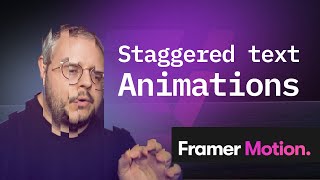 Master Staggered Text Animations with Framer Motion [upl. by Nacul]