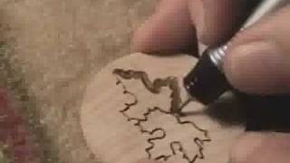 Wood Carving  Power Carving Engraving Demonstration [upl. by Donnamarie316]