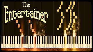 The Entertainer  Scott Joplin Piano Tutorial Synthesia [upl. by Nagirrek]