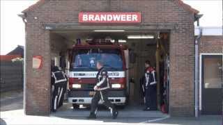 Uitruk Brandweer NieuweTonge Hulpverlening [upl. by Ahsar692]