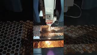 Laser cutting plat grille speaker custom machine fiberlasercutting cuttinglaser cnc [upl. by Acireh]