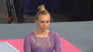 Daria Spiridonova Bars Event Finals 2020 Melbourne World Cup [upl. by Isayg]