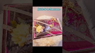 Trousseau for bride to be trousseaupacking weddingpacking sareepacking banglespacking cosmetics [upl. by Hpotsirhc]