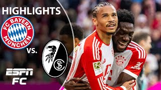 Bayern Munich vs Freiburg  Bundesliga Highlights  ESPN FC [upl. by Ruthann]