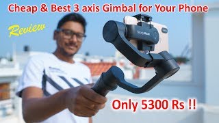 Cheap amp Best 3 axis Smart Gimbal for Your Phone  Only 5300Rs [upl. by Benni]