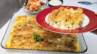 Wir konnten uns nicht losreißen 💓 Kiirma mit Käse  leckeres Rezept schnelle Zubereitung Börek [upl. by Atinna596]