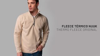 Fleece térmico masculino para neve e frio intenso Nuuk Fiero bege [upl. by Gayel]