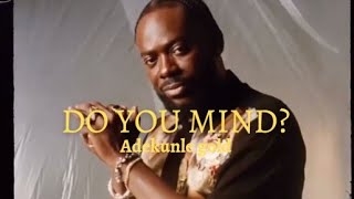 DO YOU MIND  ADEKUNLE GOLD lyrics [upl. by Wenoa397]