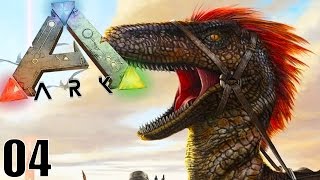 MON 1ER DINOSAURE APPRIVOISÉ   ARK Survival Evolved  Ep4 [upl. by Ladnik]