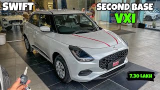 Maruti Swift Vxi 2024 ❤️  Maruti Swift Second Base Model  Maruti Swift Facelift 2024  Review [upl. by Itak]