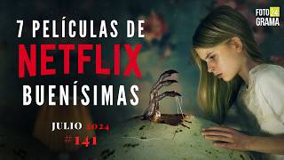 ¿No sabes qué ver 7 Buenas Películas IMPERDIBLES en NETFLIX  Fotograma 24 con David Arce [upl. by Ytsirt]