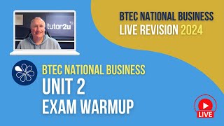 Unit 2 Marketing Campaign Exam Warmup  BTEC National Business 2024 [upl. by Nodanrb]