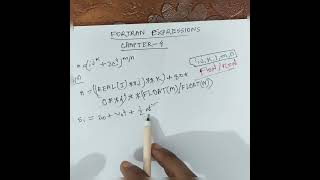 Chapter 43 Fortran Expressions [upl. by Saul]