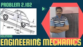 Engineering Mechanics solution Problem 2102 Timoshenko Equilibrium Equations Friction [upl. by Kolodgie]