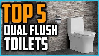 Top 5 Best Dual Flush Toilets In 2024 [upl. by Notnarb]