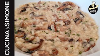 Risotto ai Funghi Champignon  La storia dei risotti classici [upl. by Swart]