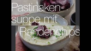 Pastinakensuppe mit Randenchips  Rezept von Betty Bossi amp Miele [upl. by Yerocaj]