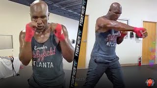 EVANDER HOLYFIELD COME BACK TRAINING  FULL SHADOW BOXING WORKOUT FOR BOXING RETURN [upl. by Eener]