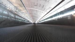 Escalator Moving  Release Stock Video Footage [upl. by Balkin]